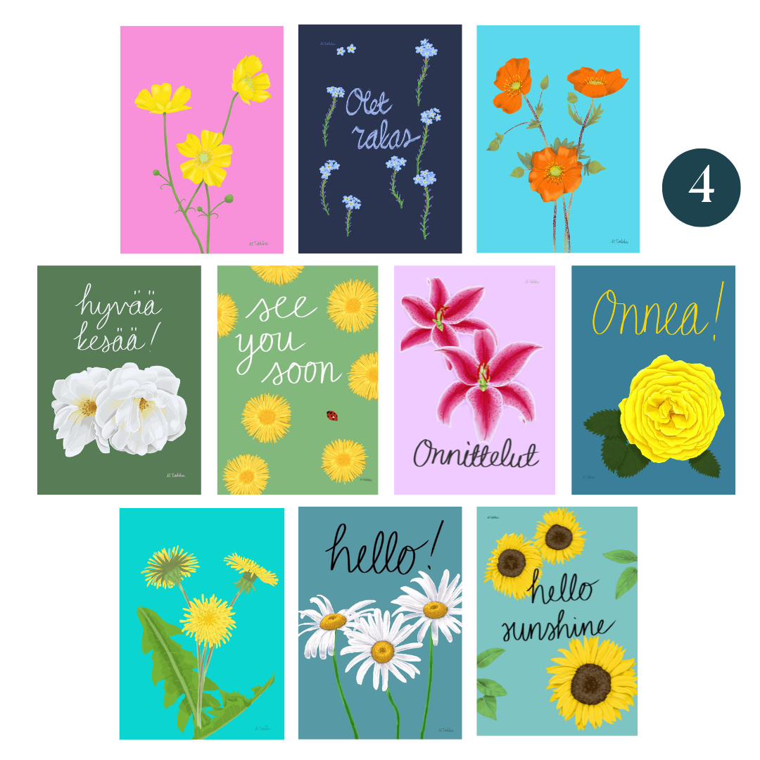Postikorttisetti 10kpl