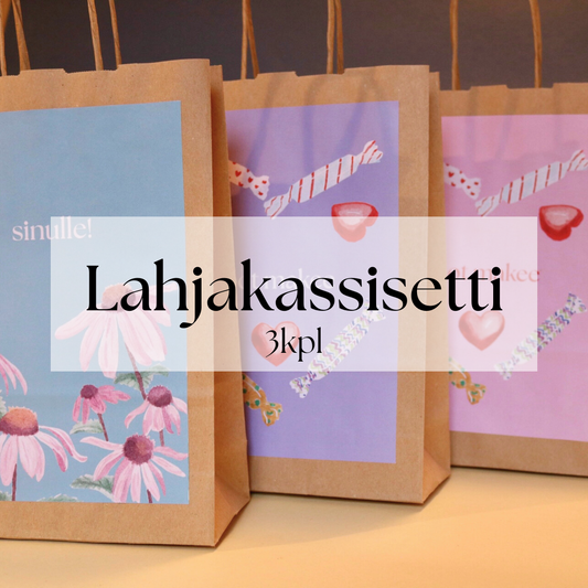 Lahjakassisetti 3kpl