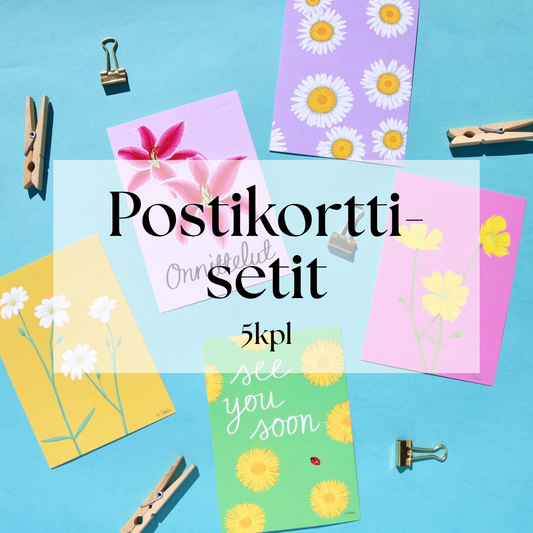 Postikorttisetit 5kpl