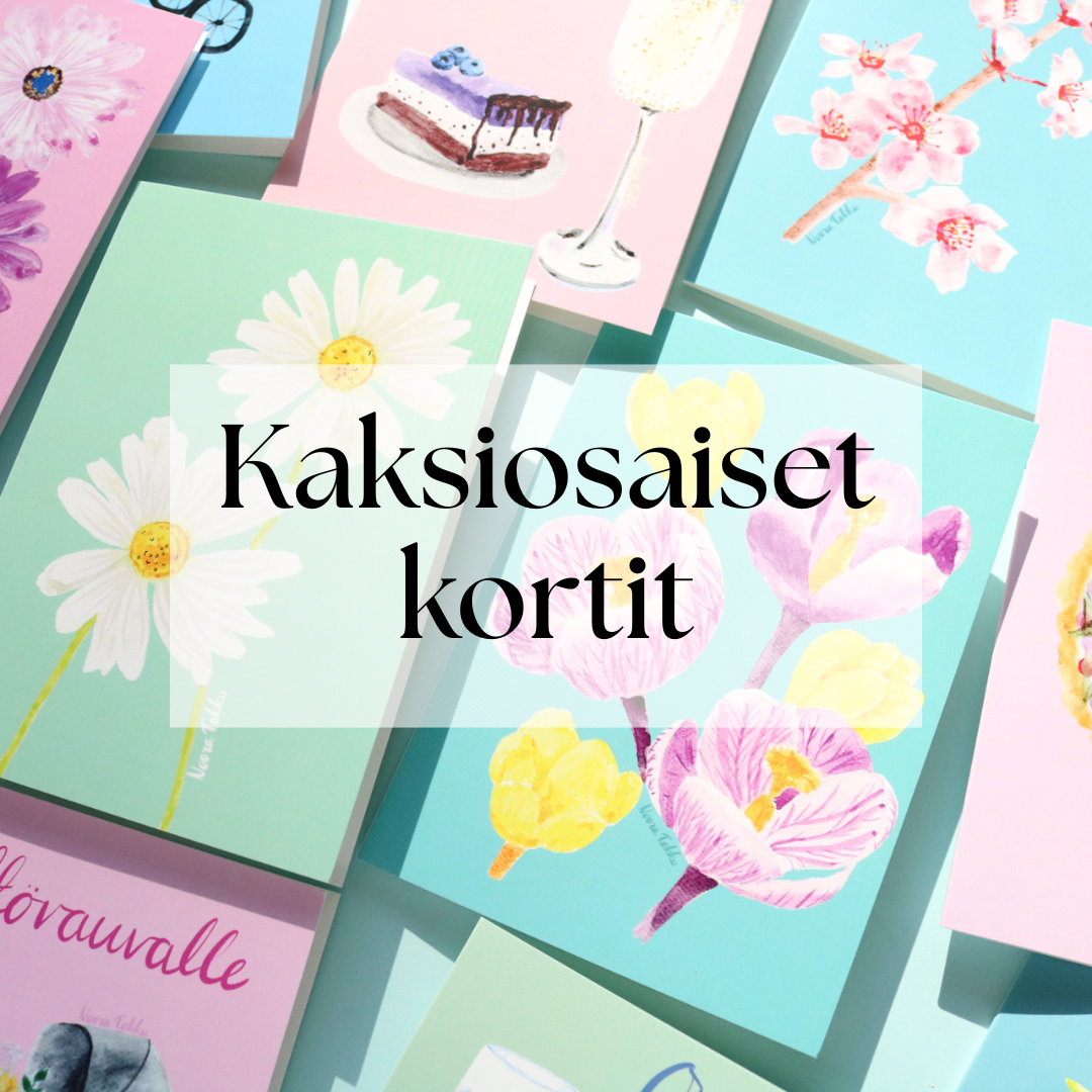 Kaksiosaiset kortit